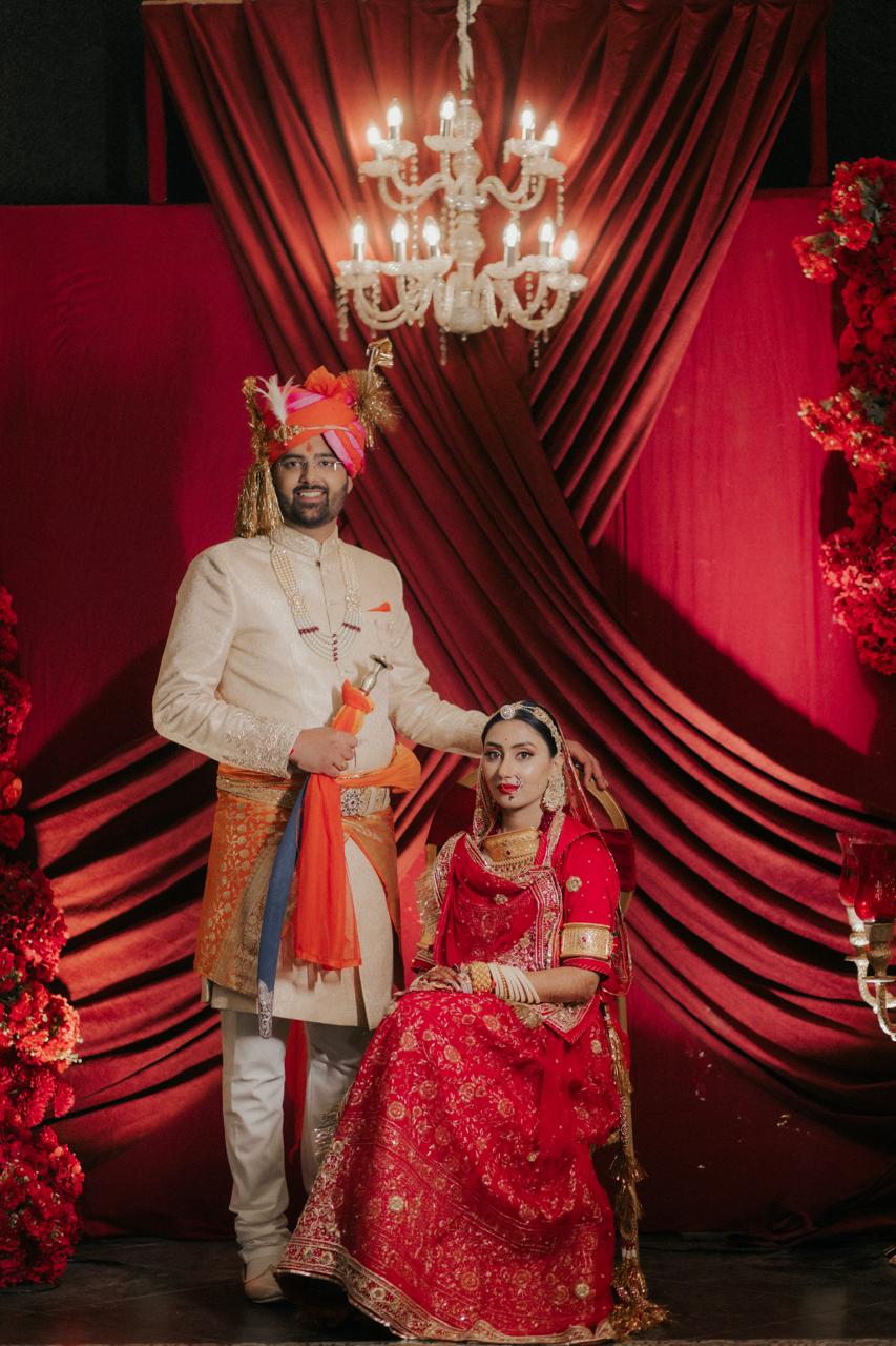 Candid wedding moment