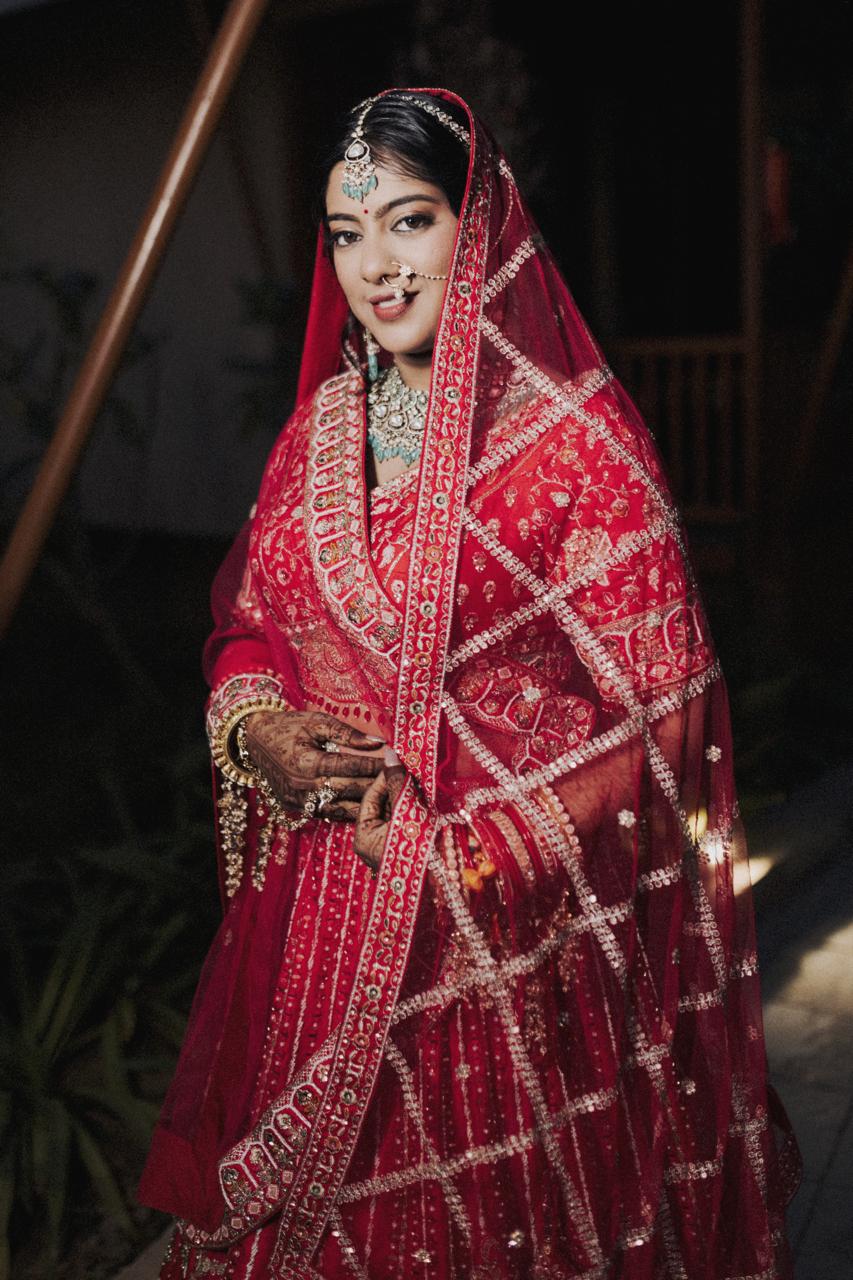 Candid wedding moment