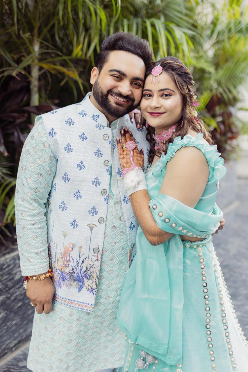 Candid wedding moment