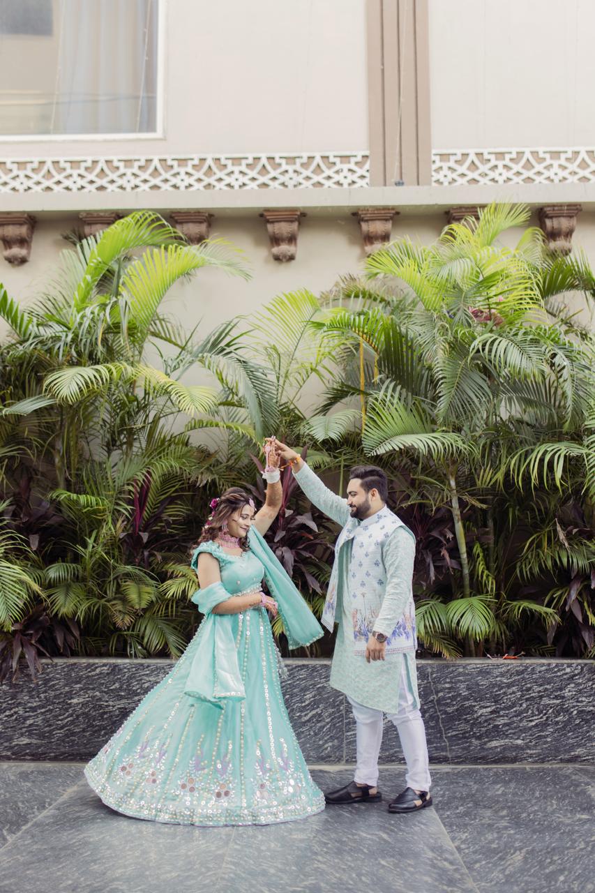 Candid wedding moment