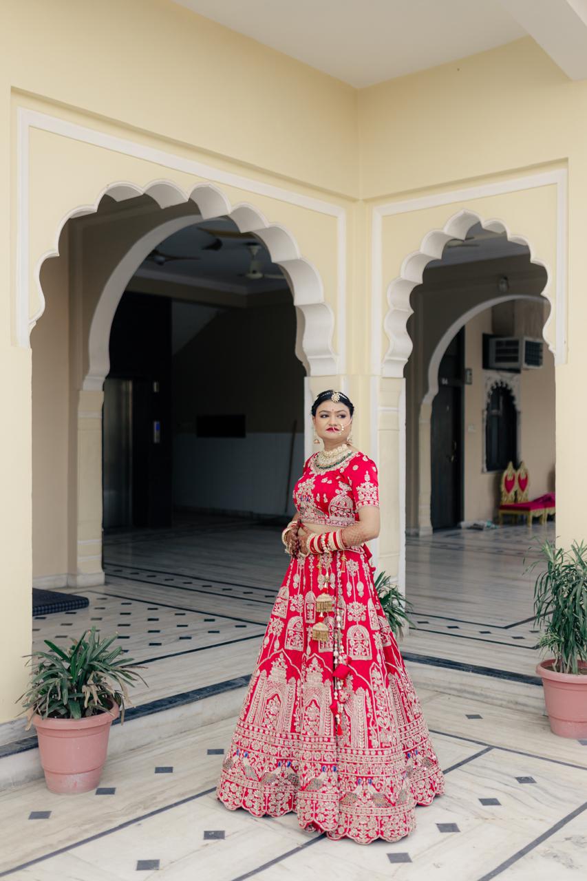 Candid wedding moment