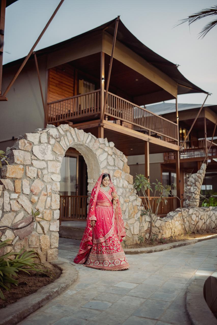 Candid wedding moment
